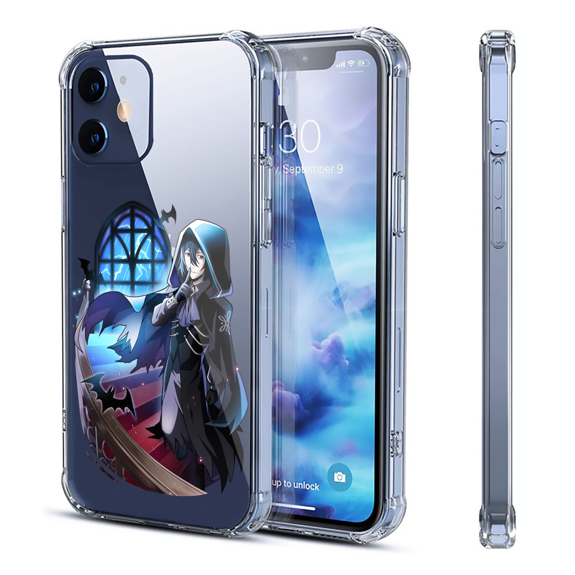 （画像用） 文豪ストレイドッグス Bungo Stray Dogs 【iPhone 12シリーズ対応】透明スマホケース（クリアソフトケース）